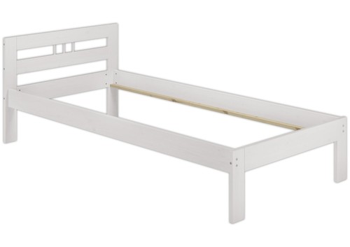 Solido elegante letto bianco