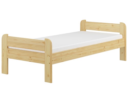 Letto pino massello con - in,