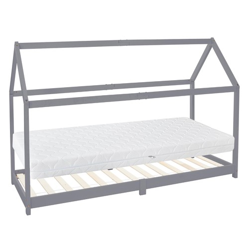 Letto per bimbi grigio con