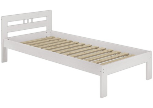 Solido elegante letto bianco